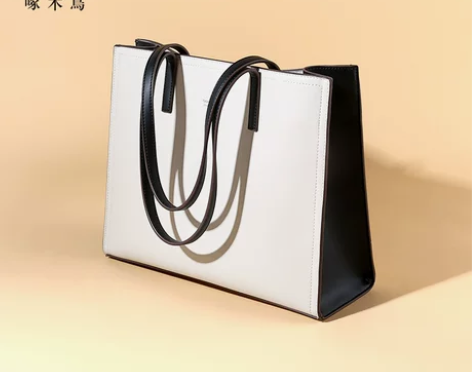 ?啄木鸟单肩包女2022新款通勤大包大容量...