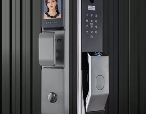 铝合金材质智能锁，人脸识别yyds 九大解...