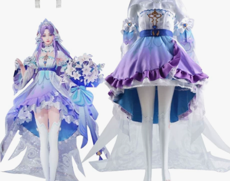 王者荣耀 新婚礼皮肤大乔挚爱花嫁cospl...