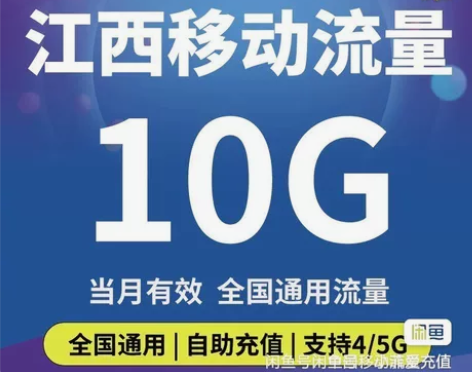 江西移动流量 10GB(不扣费!) 江西移...