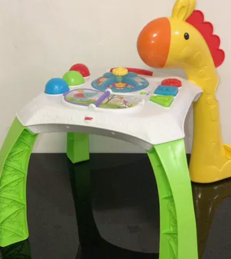 费雪 游戏桌子投球 声光玩具 新旧程度： ...