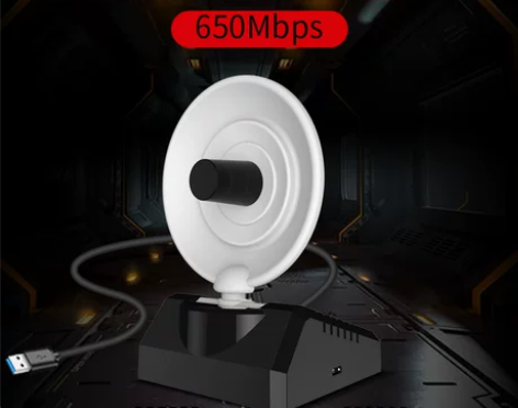 免驱USB无线网卡650M千兆双频5g台式...