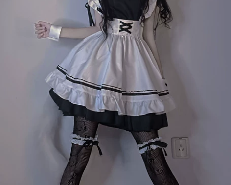 奇迹暖暖环游世界甜心女仆装lolita可爱...