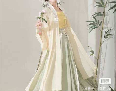 东月棠【清风笺】原创宋制汉服三件套春夏季宋...