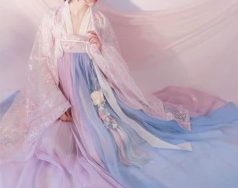 【云裳纪 律吕迢扬】春樱紫蓝 六米摆两片式...