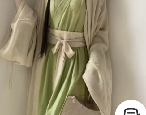 汉服件套 汉服整套捌伍柒原创不染晋制女中国...