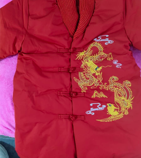全新男童唐装棉服外套100码,身高90-1...