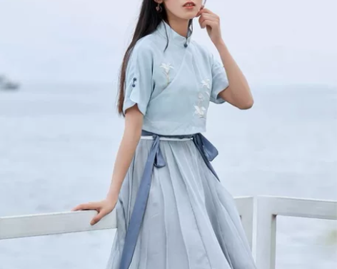 【素涴】徐娇织羽集日常汉元素服2018夏季...