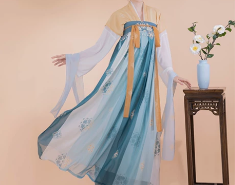 原创汉服新款齐胸襦裙女正版春夏秋款一片式白...