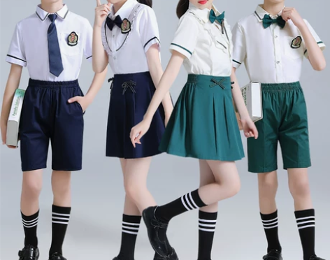 中小学生大合唱表演服装英伦风校服歌朗诵礼服...