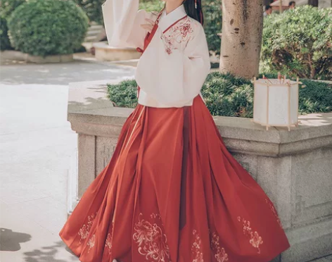 正品全新汉尚华莲汉服女正品原创芙蓉月袄裙马...