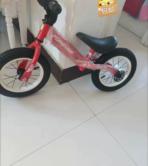 转两台全新永久儿童自行车平衡车儿童滑步车无...