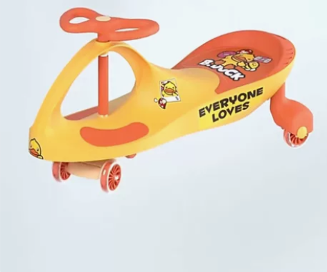 乐的 儿童扭扭车小孩玩具车溜溜摇摇车，静音...