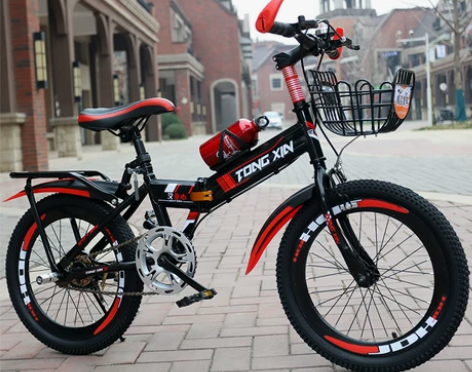 新款折叠儿童自行车山地车变速7-10-12...