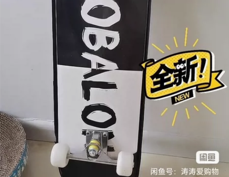 【专业滑板】滑板新手专业80cm双翘板王一...