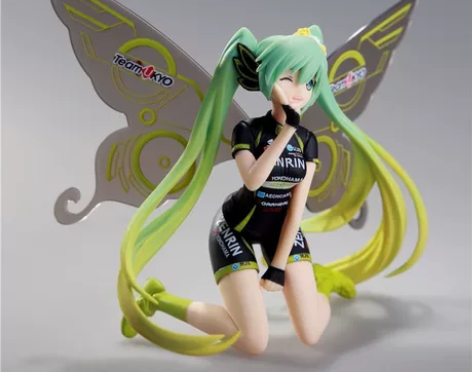 初音未来手办动漫二次元蝴蝶美少女MIKU跪...