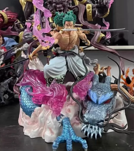 海贼王手办阿修罗索隆和之国鬼气九刀流GK模...