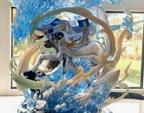 【全新出】实体店清仓航海贼王手办火拳路飞模...