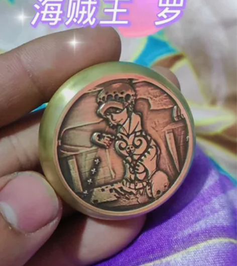 新品《海贼王》纯铜精雕!罗!海贼团全家福,...