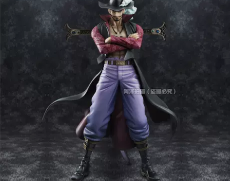 鹰眼手办海贼王七武海米霍克模型公仔男生日