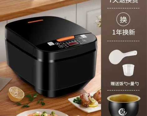 先科正品电饭煲5升大容量不粘锅智能预约电饭...