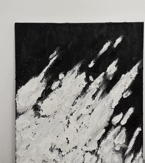 《消尽》原创手绘肌理画 装饰画  家居摆件...