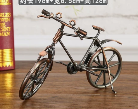 热销景区旅游纪念品 自行车模型铁艺工艺品复...
