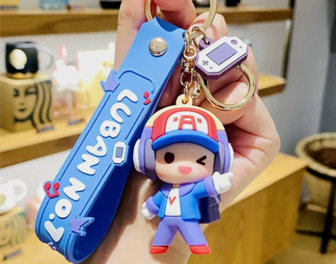 正版卡通王者荣耀小英雄系列挂件钥匙扣创意鲁...