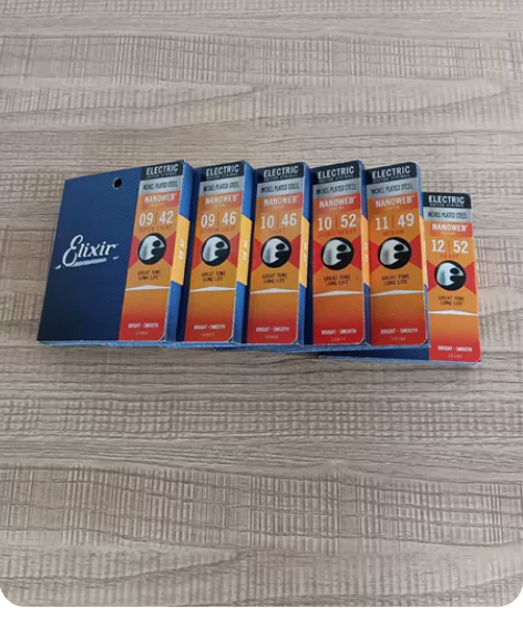 伊利克斯elixir电吉他琴弦镀镍钢超薄覆...