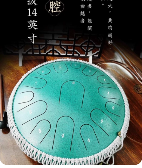 ?正品空灵鼓色空鼓手碟梵音鼔乐器莲花鼓儿童...