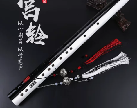 初学笛子 初学儿童陈情笛竹笛顾昀笛黑白古风...