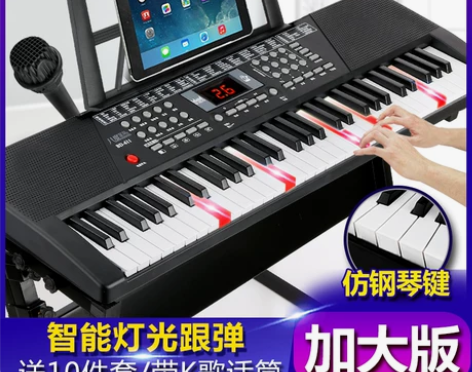 多功能电子琴教学61钢琴键成人儿童初学者入...
