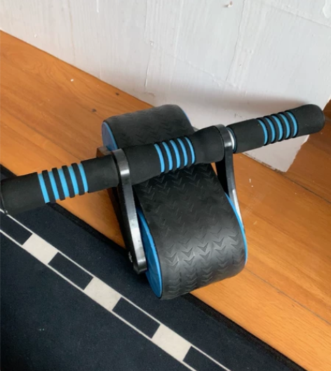 ?朗威自动回弹健腹轮男士家用健身器材腹肌轮...