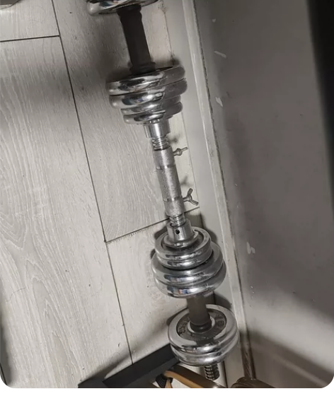 哑铃杠铃二合一 一片1.25kg?8个 一...