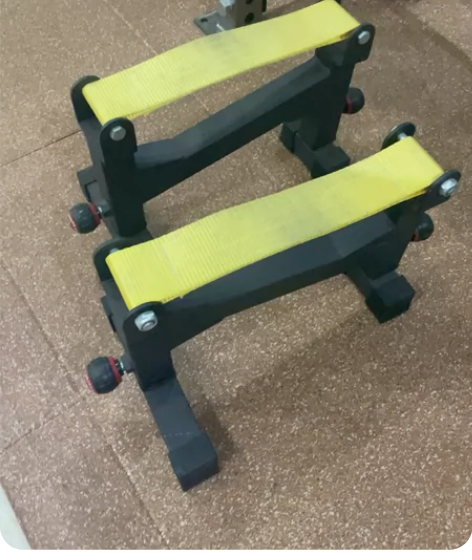 可调杠铃硬拉缓冲支架放置架举重硬拉垫放杠铃...