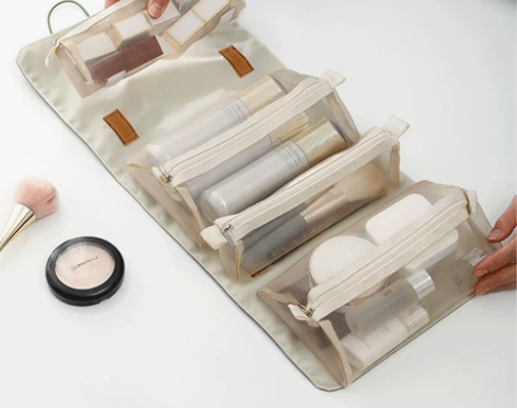 化妆包女便携大容量2020新款超火小随身折...