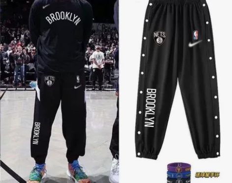 春秋新款全开排扣裤男秒脱篮球运动裤宽松大码...