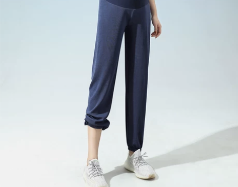 猫人孕妇裤夏季薄款冰丝女裤子夏天外穿休闲运...