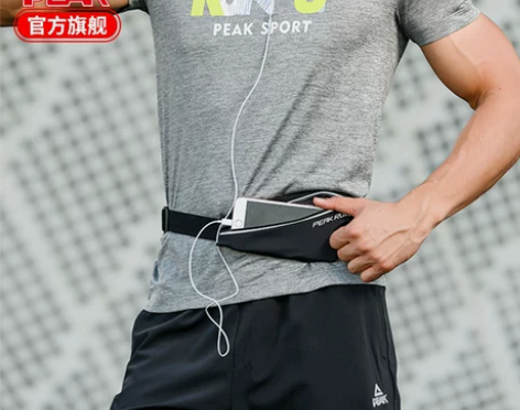 匹克运动腰包男2023新款时尚女跑步健身弹...