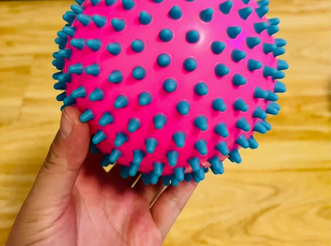 哈哈球儿童按摩球刺刺球刺猬球软球类玩具大感...