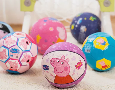 小猪佩奇皮球篮球儿童足球1-3-6岁婴幼儿...