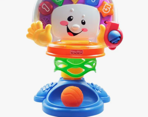 【双11全球狂欢节】费雪宝宝趣味双语投篮架...