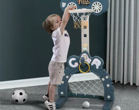 【亲子日价】儿童篮球架室内可升降宝宝1-2...