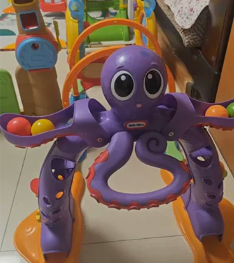 美国小泰克探索海洋世界章鱼0-3岁宝宝益智...