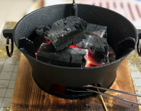 家用炭火动力烧烤围炉煮茶铸铁碳炉木炭酒精炉...