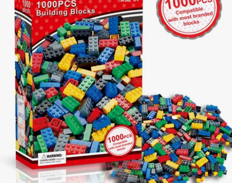 全新未使用 澳洲积木1000P儿童玩具幼儿...