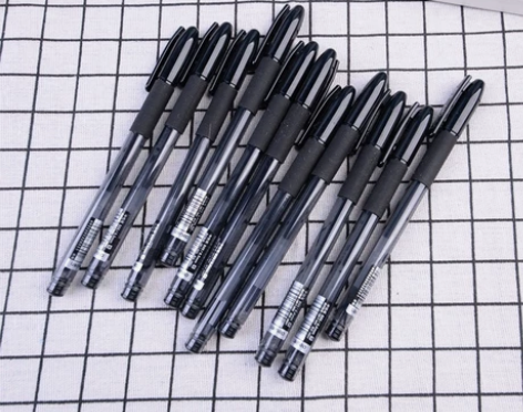 全新  9.9包邮18支得力品牌中性水笔 ...