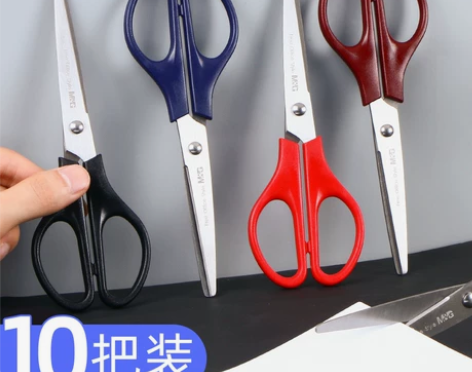 晨光文具手工剪刀成人儿童宝宝剪刀安全剪小剪...
