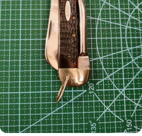 凯斯CASE骨柄口袋刀水手刀1972年非北...