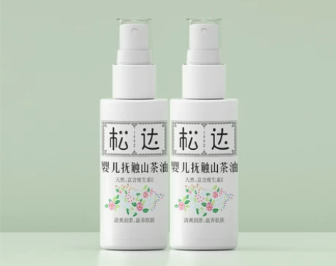 松达抚触油新生婴儿护肤山茶油按摩油身体专用...